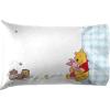 Jay Franco Kids Sheet Set with Fitted, Flat Sheets & Pillow Cover – Ultra-Soft Bedding with Pillowcase for Room Decor, Blue – Bluey & Bingo, 3 Piece Twin(White – Winnie the Pooh)