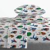 Jay Franco Kids Sheet Set with Fitted, Flat Sheets & Pillow Cover – Ultra-Soft Bedding with Pillowcase for Room Decor, Blue – Bluey & Bingo, 3 Piece Twin(White – Avengers)