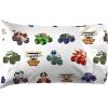 Jay Franco Kids Sheet Set with Fitted, Flat Sheets & Pillow Cover – Ultra-Soft Bedding with Pillowcase for Room Decor, Blue – Bluey & Bingo, 3 Piece Twin(White – Monster Jam)
