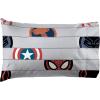 Jay Franco Kids Sheet Set with Fitted, Flat Sheets & Pillow Cover – Ultra-Soft Bedding with Pillowcase for Room Decor, Blue – Bluey & Bingo, 3 Piece Twin(Gray – Avengers)