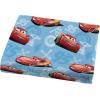 Jay Franco Kids Sheet Set with Fitted, Flat Sheets & Pillow Cover – Ultra-Soft Bedding with Pillowcase for Room Decor, Blue – Bluey & Bingo, 3 Piece Twin(Blue – Cars)