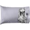 Jay Franco Kids Sheet Set with Fitted, Flat Sheets & Pillow Cover – Ultra-Soft Bedding with Pillowcase for Room Decor, Blue – Bluey & Bingo, 3 Piece Twin(White – Nightmare Before Christmas)