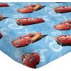 Jay Franco Kids Sheet Set with Fitted, Flat Sheets & Pillow Cover – Ultra-Soft Bedding with Pillowcase for Room Decor, Blue – Bluey & Bingo, 3 Piece Twin(Cars 95)