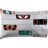 Jay Franco Kids Sheet Set with Fitted, Flat Sheets & Pillow Cover – Ultra-Soft Bedding with Pillowcase for Room Decor, Blue – Bluey & Bingo, 3 Piece Twin(Gray – Avengers)