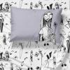 Jay Franco Kids Sheet Set with Fitted, Flat Sheets & Pillow Cover – Ultra-Soft Bedding with Pillowcase for Room Decor, Blue – Bluey & Bingo, 3 Piece Twin(White – Nightmare Before Christmas)