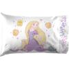 Jay Franco Kids Sheet Set with Fitted, Flat Sheets & Pillow Cover – Ultra-Soft Bedding with Pillowcase for Room Decor, Blue – Bluey & Bingo, 3 Piece Twin(Purple – Disney Princess Rapunzel)
