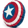 Jay Franco Polyester Bluey Shaped Decorative Pillow – Kids Super Soft Throw Plush Pillow – Measures 17 Inches (Official Bluey Product)(Multi – Captain America)