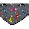 Northwest Bluey Goofing Around Quilted Throw Blanket – Official Cartoon Throw Blanket Featuring Bluey, for Adults Boys Girls Bed, Couch, or Playroom, 60 x 80 Inches(Rangers and Helmets)