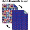 Northwest Bluey Goofing Around Quilted Throw Blanket – Official Cartoon Throw Blanket Featuring Bluey, for Adults Boys Girls Bed, Couch, or Playroom, 60 x 80 Inches(Wonder Pop)