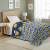 Northwest Bluey Goofing Around Quilted Throw Blanket – Official Cartoon Throw Blanket Featuring Bluey, for Adults Boys Girls Bed, Couch, or Playroom, 60 x 80 Inches(Electric Captain)