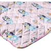 Northwest Bluey Goofing Around Quilted Throw Blanket – Official Cartoon Throw Blanket Featuring Bluey, for Adults Boys Girls Bed, Couch, or Playroom, 60 x 80 Inches(Cupcake Stars)