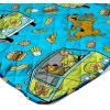 Northwest Bluey Goofing Around Quilted Throw Blanket – Official Cartoon Throw Blanket Featuring Bluey, for Adults Boys Girls Bed, Couch, or Playroom, 60 x 80 Inches(Super Snacky)