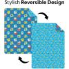 Northwest Bluey Goofing Around Quilted Throw Blanket – Official Cartoon Throw Blanket Featuring Bluey, for Adults Boys Girls Bed, Couch, or Playroom, 60 x 80 Inches(Power Squares)