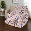 Northwest Bluey Goofing Around Quilted Throw Blanket – Official Cartoon Throw Blanket Featuring Bluey, for Adults Boys Girls Bed, Couch, or Playroom, 60 x 80 Inches(Hello Kitty & Friends)
