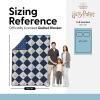 Northwest Bluey Goofing Around Quilted Throw Blanket – Official Cartoon Throw Blanket Featuring Bluey, for Adults Boys Girls Bed, Couch, or Playroom, 60 x 80 Inches(Harry Potter Herald Call)