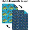 Northwest Bluey Goofing Around Quilted Throw Blanket – Official Cartoon Throw Blanket Featuring Bluey, for Adults Boys Girls Bed, Couch, or Playroom, 60 x 80 Inches(Super Snacky)
