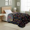 Northwest Bluey Goofing Around Quilted Throw Blanket – Official Cartoon Throw Blanket Featuring Bluey, for Adults Boys Girls Bed, Couch, or Playroom, 60 x 80 Inches(Rangers and Helmets)