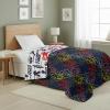 Northwest Bluey Goofing Around Quilted Throw Blanket – Official Cartoon Throw Blanket Featuring Bluey, for Adults Boys Girls Bed, Couch, or Playroom, 60 x 80 Inches(Power Ranger Core)
