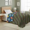 Northwest Bluey Goofing Around Quilted Throw Blanket – Official Cartoon Throw Blanket Featuring Bluey, for Adults Boys Girls Bed, Couch, or Playroom, 60 x 80 Inches(Striped Favorites)