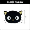 Northwest Bluey Happy Bingo Cloud Pillow 12″ – Plush Kids Stuffed Toy, Cartoon Character, Bedroom Decor, Gift for Girls & Boys(Chococat)