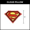 Northwest Bluey Happy Bingo Cloud Pillow 12″ – Plush Kids Stuffed Toy, Cartoon Character, Bedroom Decor, Gift for Girls & Boys(Classic Superman)