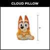 Northwest Bluey Happy Bingo Cloud Pillow 12″ – Plush Kids Stuffed Toy, Cartoon Character, Bedroom Decor, Gift for Girls & Boys(Happy Bingo)