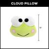 Northwest Bluey Happy Bingo Cloud Pillow 12″ – Plush Kids Stuffed Toy, Cartoon Character, Bedroom Decor, Gift for Girls & Boys(Hello Keroppi)