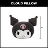 Northwest Bluey Happy Bingo Cloud Pillow 12″ – Plush Kids Stuffed Toy, Cartoon Character, Bedroom Decor, Gift for Girls & Boys(Kuromi)