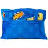 Northwest Bluey Party Pups Silk Touch Throw Blanket 50 x 60 Inches with Bluey Plush Pocket Pillow 14 x 20 Inches – Comfy & Cozy Bluey Blanket & Pillow Set for Boys and Girls(Pika Pika)