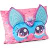 Northwest Bluey Party Pups Silk Touch Throw Blanket 50 x 60 Inches with Bluey Plush Pocket Pillow 14 x 20 Inches – Comfy & Cozy Bluey Blanket & Pillow Set for Boys and Girls(Furby Wavy Pink)