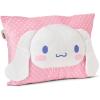 Northwest Bluey Party Pups Silk Touch Throw Blanket 50 x 60 Inches with Bluey Plush Pocket Pillow 14 x 20 Inches – Comfy & Cozy Bluey Blanket & Pillow Set for Boys and Girls(Cinnamoroll Strawberry Delight)