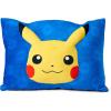 Northwest Bluey Party Pups Silk Touch Throw Blanket 50 x 60 Inches with Bluey Plush Pocket Pillow 14 x 20 Inches – Comfy & Cozy Bluey Blanket & Pillow Set for Boys and Girls(Pika Pika)