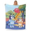 Northwest Bluey Silk Touch Throw Blanket, 50″ x 60″, Roll Call Bandit(Balloon Girls)