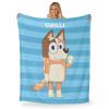 Northwest Bluey Silk Touch Throw Blanket, 50″ x 60″, Roll Call Bandit(Roll Call Chilli)