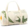 ROLLEE POLLEE Nap Sac Roll Up Napping Blanket with Attached Pillow for Preschool/Daycare, Super Soft with Elastic Straps, Fits Most Mats and Cots(Dino Roll Call)