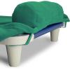 ROLLEE POLLEE Nap Sac Roll Up Napping Blanket with Attached Pillow for Preschool/Daycare, Super Soft with Elastic Straps, Fits Most Mats and Cots(Green)