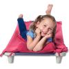 ROLLEE POLLEE Nap Sac Roll Up Napping Blanket with Attached Pillow for Preschool/Daycare, Super Soft with Elastic Straps, Fits Most Mats and Cots(Pink)