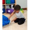 ROLLEE POLLEE Nap Sac Roll Up Napping Blanket with Attached Pillow for Preschool/Daycare, Super Soft with Elastic Straps, Fits Most Mats and Cots(Royal Blue)