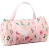 ROLLEE POLLEE Nap Sac Roll Up Napping Blanket with Attached Pillow for Preschool/Daycare, Super Soft with Elastic Straps, Fits Most Mats and Cots(Unicorn Garden)