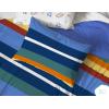 Saturday Park Bluey and Bingo Rainbow Clouds Full Bed Set – 7 Piece 100% Organic Cotton Bedding with Duvet Cover and Sheets – GOTS & Oeko-TEX Certified(Multi – Stripes & Sports)