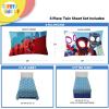 Sunny Side Up Bluey & Friends Full Sheet Set – 4 Piece Kids Bedding Set Includes Pillow Cover – Super Soft Microfiber Sheets(Blue – Spiderman)