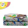 Sunny Side Up Bluey & Friends Full Sheet Set – 4 Piece Kids Bedding Set Includes Pillow Cover – Super Soft Microfiber Sheets(Gray – Blippi)