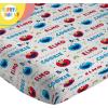 Sunny Side Up Bluey & Friends Full Sheet Set – 4 Piece Kids Bedding Set Includes Pillow Cover – Super Soft Microfiber Sheets(Ivory – Sesame Street)