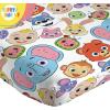 Sunny Side Up Bluey & Friends Full Sheet Set – 4 Piece Kids Bedding Set Includes Pillow Cover – Super Soft Microfiber Sheets(Multi – Cocomelon)