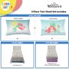 Sunny Side Up Bluey & Friends Full Sheet Set – 4 Piece Kids Bedding Set Includes Pillow Cover – Super Soft Microfiber Sheets(Multi – Little Mermaid)