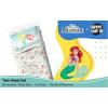 Sunny Side Up Bluey & Friends Full Sheet Set – 4 Piece Kids Bedding Set Includes Pillow Cover – Super Soft Microfiber Sheets(Multi – Little Mermaid)