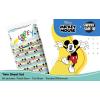 Sunny Side Up Bluey & Friends Full Sheet Set – 4 Piece Kids Bedding Set Includes Pillow Cover – Super Soft Microfiber Sheets(Multi – Mickey Mouse)
