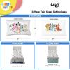 Sunny Side Up Bluey & Friends Full Sheet Set – 4 Piece Kids Bedding Set Includes Pillow Cover – Super Soft Microfiber Sheets(White – Bluey)