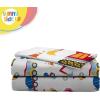 Sunny Side Up Bluey & Friends Full Sheet Set – 4 Piece Kids Bedding Set Includes Pillow Cover – Super Soft Microfiber Sheets(White – Construction Zone)
