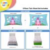 Sunny Side Up Bluey & Friends Full Sheet Set – 4 Piece Kids Bedding Set Includes Pillow Cover – Super Soft Microfiber Sheets(White – Magic Castle)
